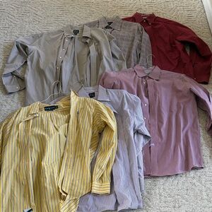 Variety of Men’s Dress Shirts (6) 16-35 and Large